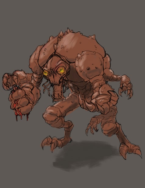 The Dungeon Run Creature and Monster Fan Art