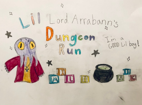 The Dungeon Run Fan Art of Lord Arrabann the Mind Flayer and Keeper of Secrets