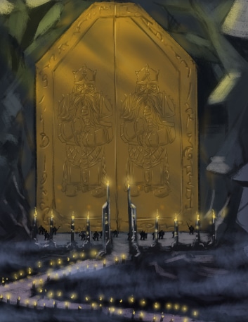 The Dungeon Run Fan Art of Places in Ain