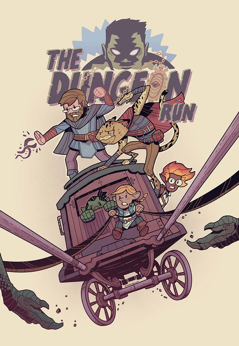 The Dungeon Run Heroes of Bingle on the vardo by WhoElseElliott