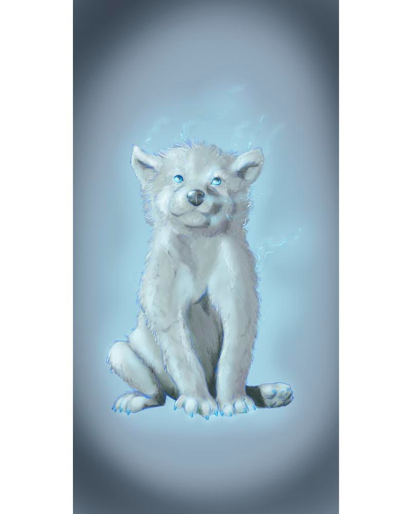 The Dungeon Run fan art Campaign 2 - Slushie the Direwolf by JD Illustrates